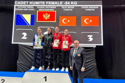 Milli forma ile Türkiye’yi temsil etti... Nisanur Çakır o şampiyonadan madalya ile döndü