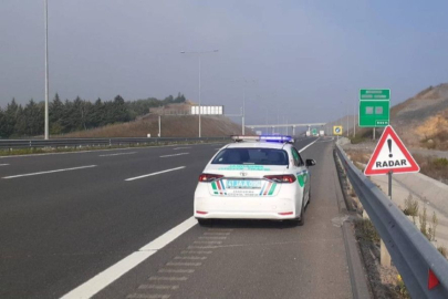 Kuzey Marmara Otoyolu'nda Yüksek Hız Cezaları