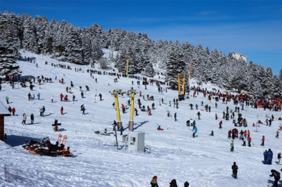 Uludağ'da sömestr tatili yoğunluğu!