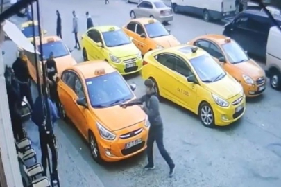 16 Yaşındaki Genç Taksi Durağında Dehşet Saçtı!