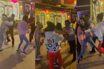 Sevgilisini başkasıyla yakalayan kadın ortalığı birbirine kattı