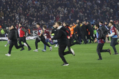 Trabzonspor - Fenerbahçe maçında yaşanan olaylarla ilgili 12 kişi gözaltına alındı