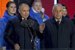 Putin'den Kızıl Meydan'da Zafer Konuşması: "Ukrayna'nın İlhak Edilen Topraklarına Selam"