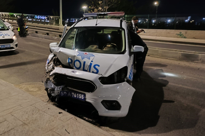 Silahlı Yaralama Olayından Kaçarken Polise Çarptılar