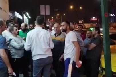 İstanbul’da Taksiciler Öldürülen Meslektaşları İçin Eylem Yaptılar