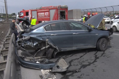 TEM Otoyolu’nda makas atan alkollü sürücü zincirleme kazaya neden oldu