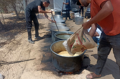 Kızılay'dan Gazze'de 10 bin kişi kapasiteli aşevi yeniden hizmette!