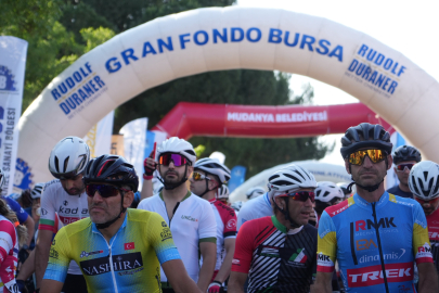 Yeşil Bursa için 700 sporcu pedal çevirdi!