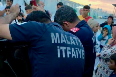 Mahsur Kalan Çocuğu İtfaiye Kurtardı