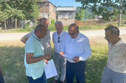 Düzce'de Heyelan ve Sel Afeti Sonrası Zarar Gören Köylerde Hummalı Çalışmalar