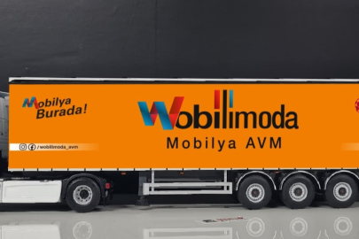 Wobilimoda markalı tırlar İnegöl mobilyasını dünyaya tanıtacak