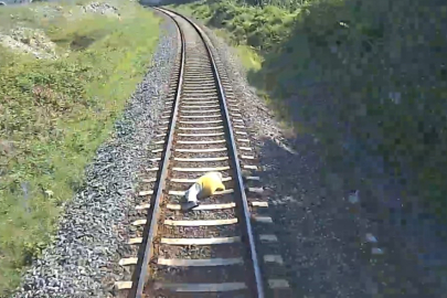 Emekli öğretmenin feci şekilde vefat ettiği kaza anları!