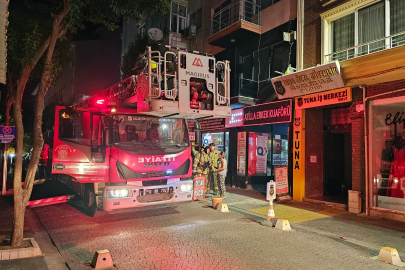 Ocakta unutulan yemek yangına sebep oldu