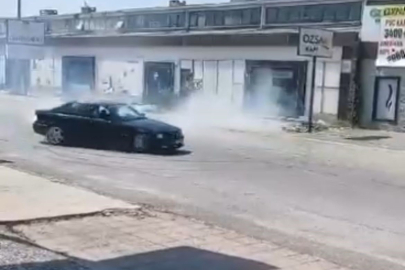 Drift Araç Sürücü Kameralara Yansıdı