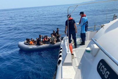 18 kaçak göçmen yakalandı