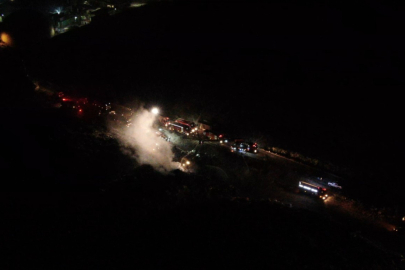 Çöp Bertaraf Tesisi Alev Aldı