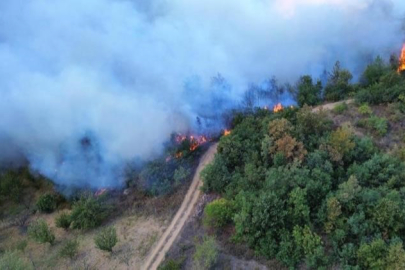 Bursa'da  Yangın Kontrol Altına Alındı