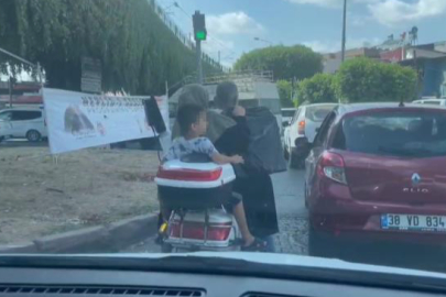 Motosiklet Sürücüsünün Taşıdığını Görenler Şok Oldu