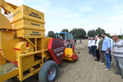 Alper Taban: ''Kuru fasulye hasat makinemiz hayırlı olsun!''