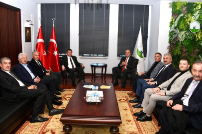 Başkan Erkan Aydın, Prof. Dr. Hurşit Güneş’i Ağırladı