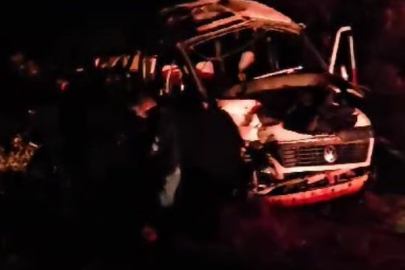 Servis Aracı Kontrolden Çıkarak Tarlaya Uçtu: 6 Yaralı