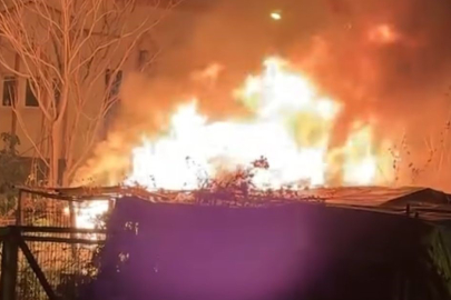 Bursa'da Depo Alev Alev Yandı