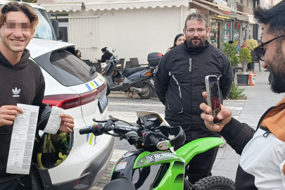 Kazada yaralanan 11 yaşındaki öğrenci hastaneye kaldırılırken, ceza yiyen sürücü makbuzla hatıra fotoğrafı çekindi