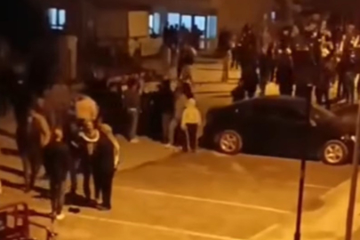 İki Grup Arasında Tekmeli, Yumruklu Kavga