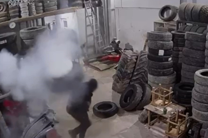 Patlama Anı Kamerada: Gönen Sanayi Sitesinde İşçiler Ölümden Döndü