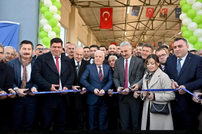 Mustafakemalpaşa’da Tarım Plast Fabrikası Damla Sulama Boru Üretim Tesisi açıldı