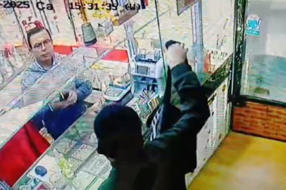 Önce Kuyumcu, Sonra Saldırgan Panikledi