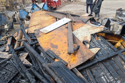 Odunluk ve Tandır Evi Yangını Korkuttu