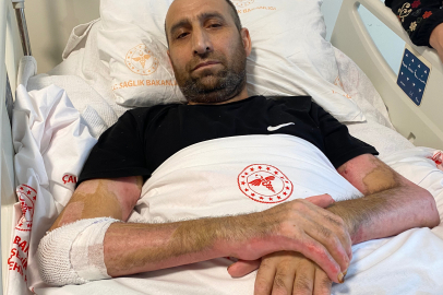 Mangal, tiner kutusunun yanına devrilince dehşeti yaşadı, patlamanın şiddeti görüntülerle gözler önüne serildi