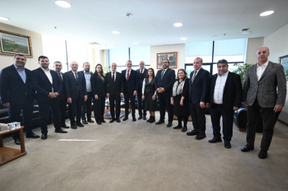 BTSO Yönetim Kurulu Başkanı İbrahim Burkay, LojiDer Yönetim Kurulu'nu Ağırladı