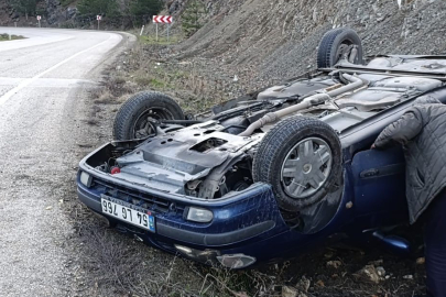 Gizli Buzlanma Nedeniyle Takla Attı