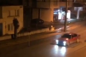 Drift Esnasında Duramayıp Bariyerlere Çarptı