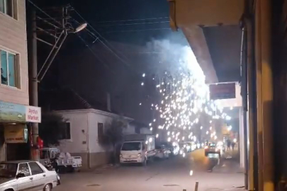 Sokak Gündüz Gibi Aydınlandı!