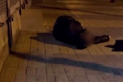 Biri buz gibi havada yerde hareketsiz uzandı, diğeri titreyerek etrafını izledi