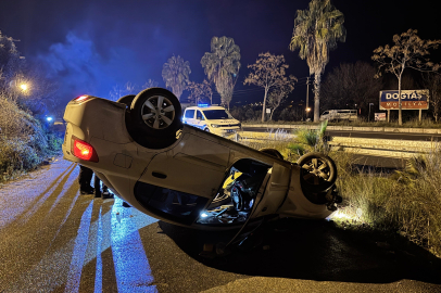 Korkunç Kaza: Yayaya Çarpan Otomobil Takla Attı