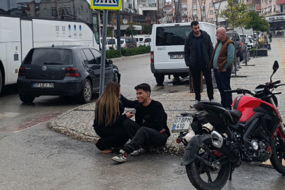 Yaralanan Sürücüye Kız Arkadaşından Destek