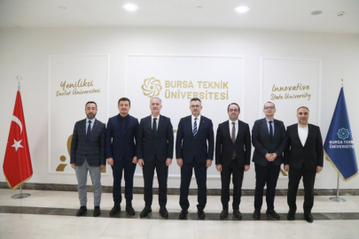 Alper Taban, Bursa Teknik Üniversitesi Rektörü Prof. Dr. Naci Çağlar’ı ziyaret etti