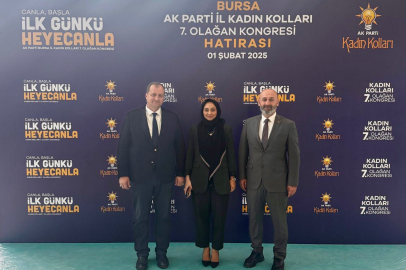 Kağan Mehmet Usta, AK Parti Bursa İl Kadın Kolları Kongresi'ne Katıldı