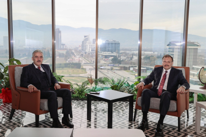 Hakan Çavuşoğlu, Bursa Valisi Erol Ayyıldız’ı Ağırladı