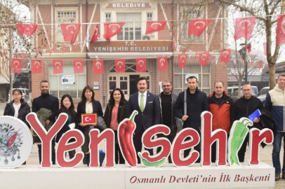 Yenişehir biber yetiştiriciliği Japonya Uluslararası İşbirliği Ajansı yöneticilerinden tam not aldı