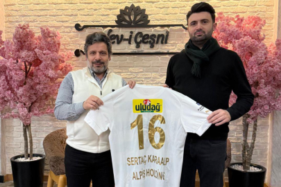 Bursaspor Kulübü Başkanı Enes Çelik'ten Sertaç Karaalp'e Teşekkür