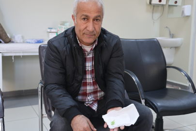 Diyarbakır'da nefes darlığı ve öksürük şikayetleri olan hastanın, diş tedavisi sırasında silikon yuttuğu belirlendi