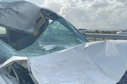Yola Aniden Çıkan İneğe Çarpan Otomobilin Sürücüsü Canından Oldu