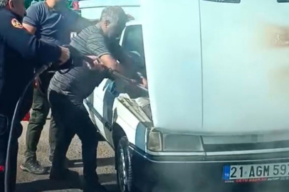 Seyir Halindeki Otomobil Alevlere Teslim Oldu