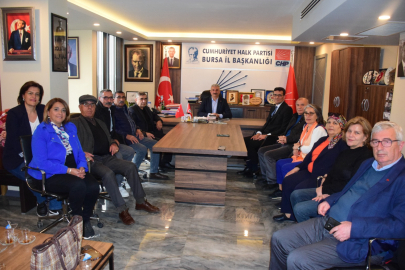 CHP Bursa İl Başkanlığı’nda Pir Sultan Abdal Kültür Derneği ile Buluşma