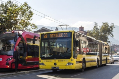 19 Mayıs'ta Bursa'da Toplu Ulaşım Ücretsiz